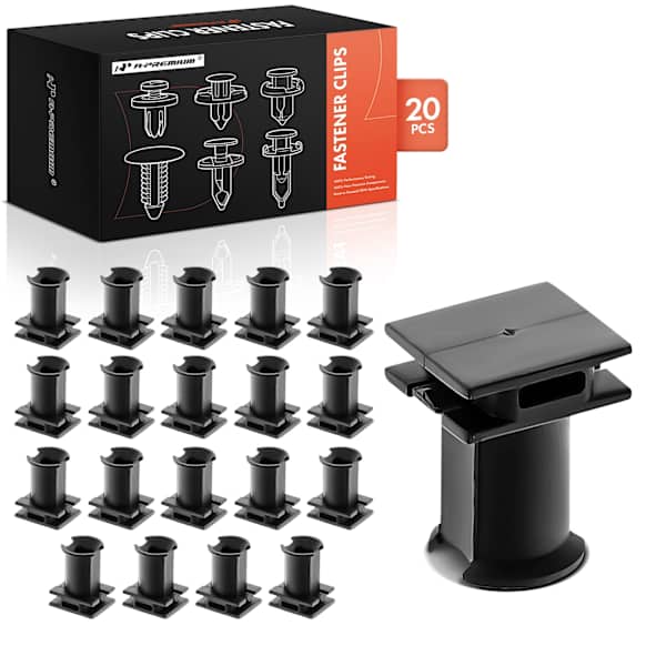 APRCF2126 20 Pcs 12mm x 14mm Nylon Door Sill Plate Floor Mat Retainer Clip