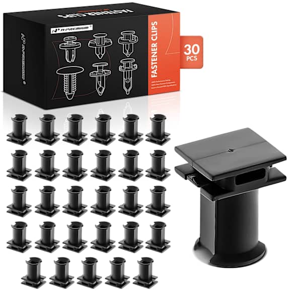 APRCF2127 30 Pcs 12mm x 14mm Nylon Door Sill Plate Floor Mat Retainer Clip