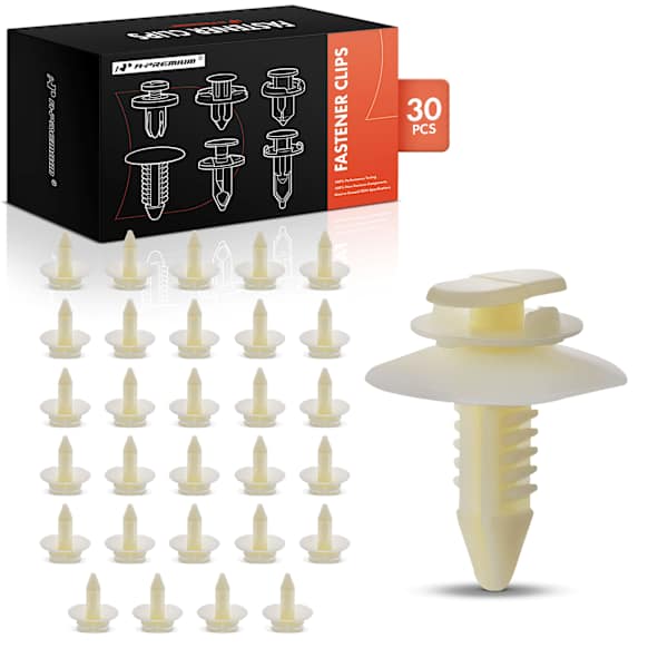 Standard Window Casing A-Premium® APRCF2520 30 Pcs Nylon Interior Door Trim Panel Retainer Clip