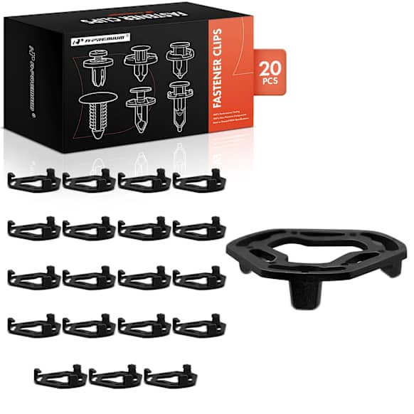 APRCF2564 20 Pcs 7mm Nylon Heat Shield Washer Retainer Clips