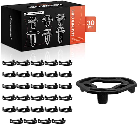 APRCF2565 30 Pcs 7mm Nylon Heat Shield Washer Retainer Clips