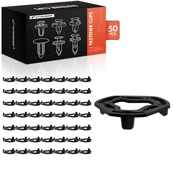 APRCF2566 50 Pcs 7mm Nylon Heat Shield Washer Retainer Clips