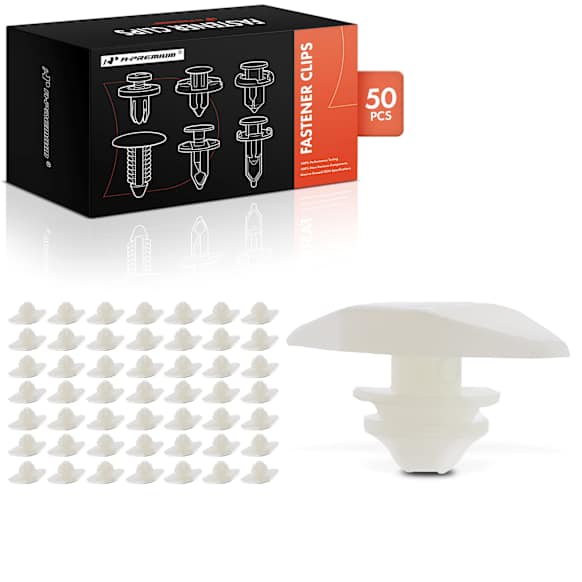 APRCF2780 50 Pcs Nylon Clips Hood Bumper Weatherstrip Rocker Body Side Retainer
