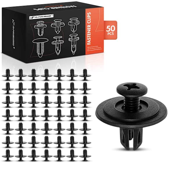 APRCF2882 50 Pcs 6mm Screw-Type Fastener Push-Type Retainer