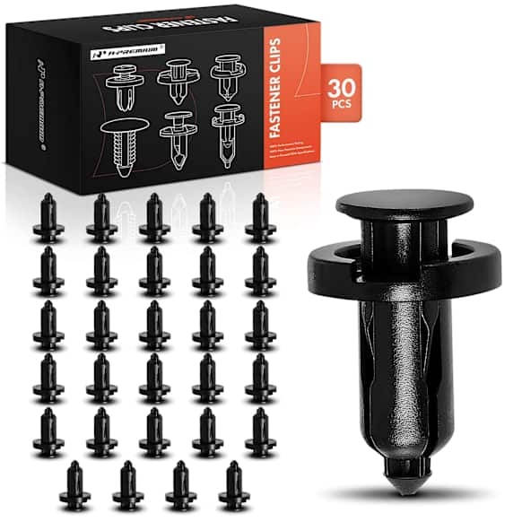 APRCF314 30 Pcs 10mm Nylon Front & Rear Bumper Retainer Clips