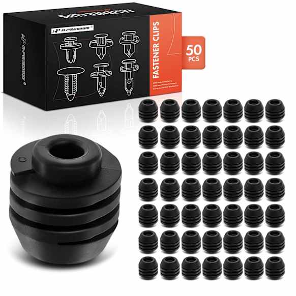 APRCF3197 50 Pcs 17mm Rubber Outer Panel Stopper Fastener Clips
