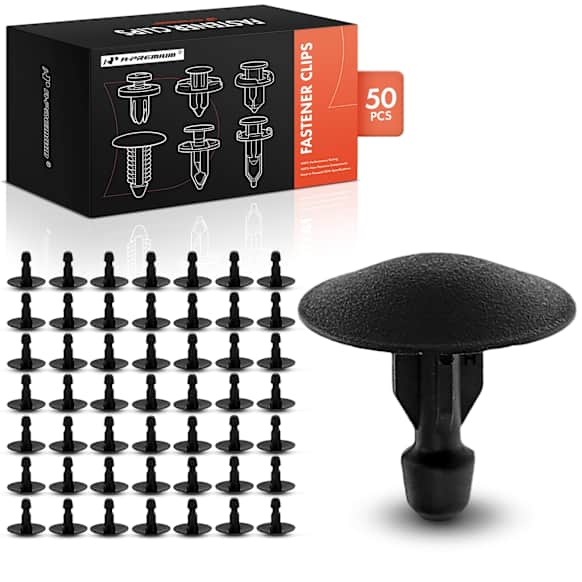 APRCF3284 50 Pcs 16mm Length Nylon Interior Trim Retainer Clip