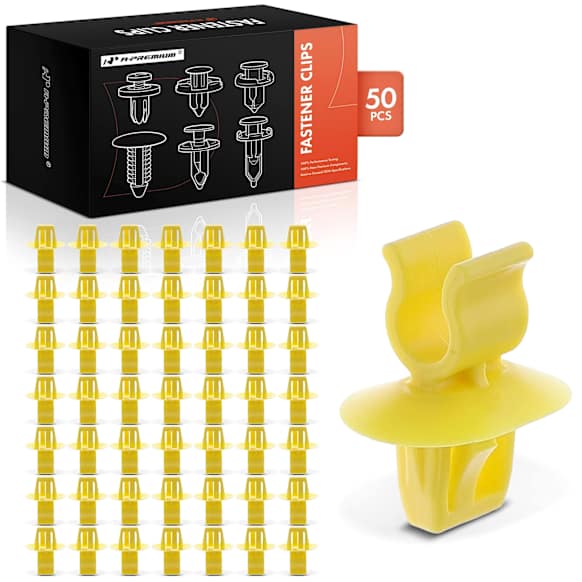 APRCF3293 50 Pcs 9.5mm Nylon Hood Prop Support Rod Retainer Clip