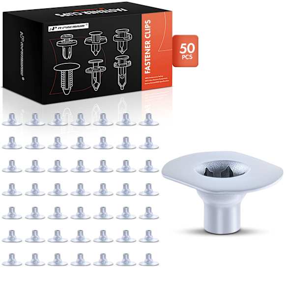 2006 BMW M3 - Clips & Fasteners, These nuts are only for M4.8-1.61 screw, Silver, Steel, Set of 50