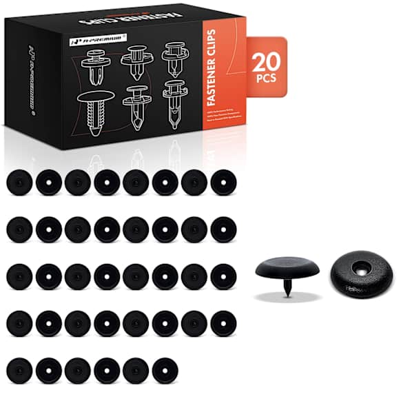 APRCF3378 20 Pcs 16.0mm Nylon Seat Belt Stop Button Retainer