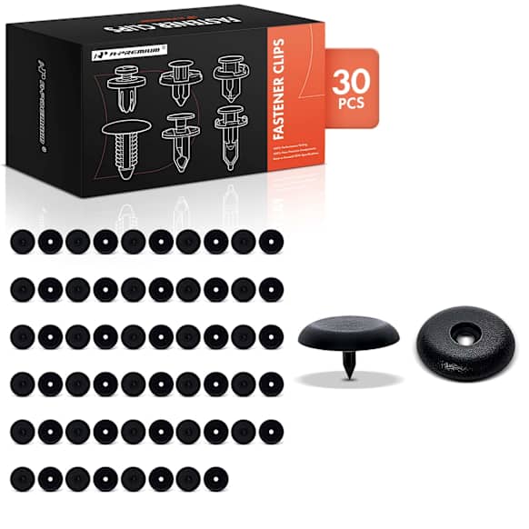 APRCF3379 30 Pcs 16.0mm Nylon Seat Belt Stop Button Retainer