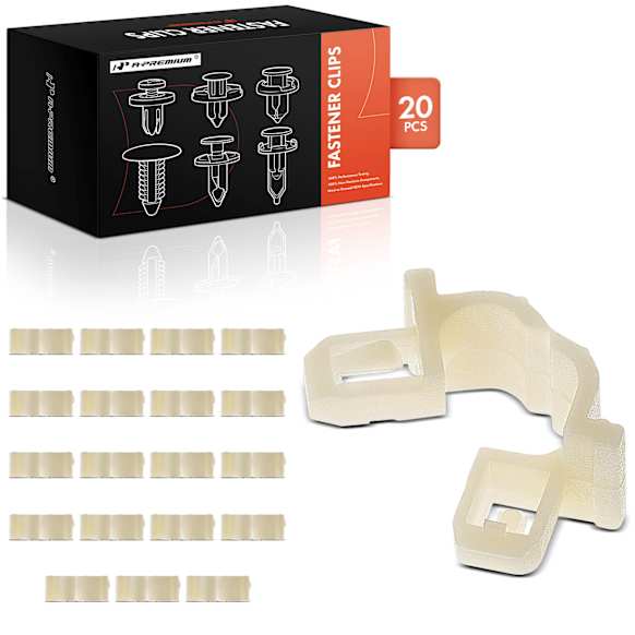APRCF3674 20 Pcs 3mm Inside Diameter Nylon Windshield Washer Hose Retainer Clip