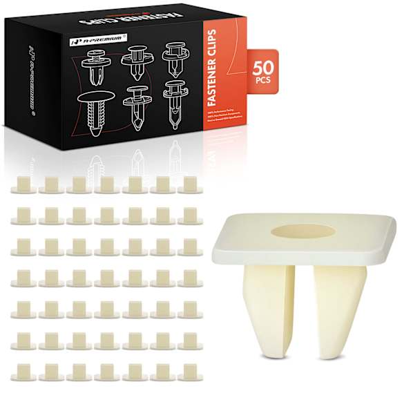 APRCF3704 50 Pcs M5.8 Screw Nylon Headlight Adjusting Screw Nut Retaining Clip