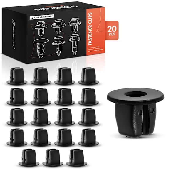 APRCF3812 20 Pcs 8mm x 8mm Nylon Front Bumper Apron Nut Retainer Clip