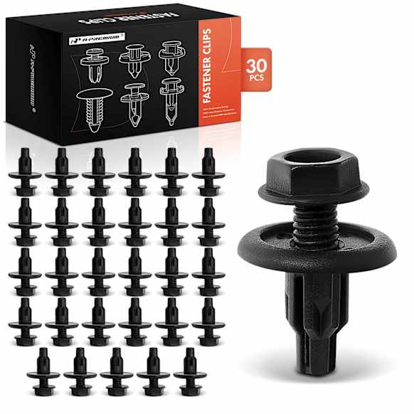 APRCF3819 30 Pcs Splash Shield Retainer Screw Clip Push-Type