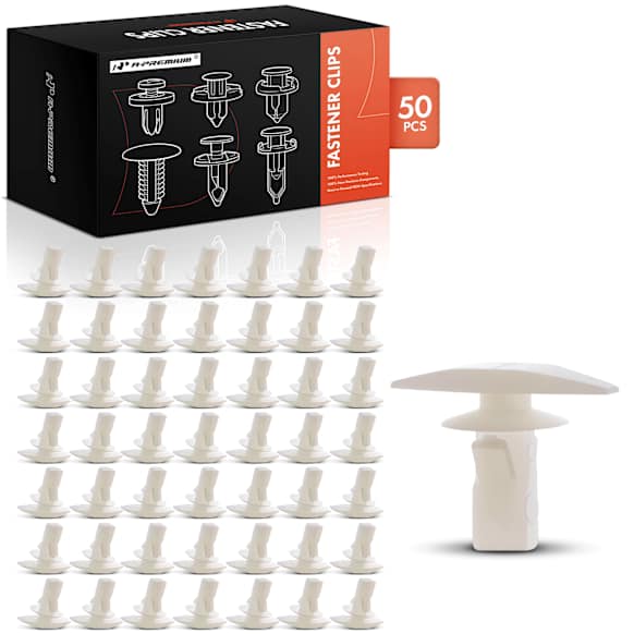 APRCF4078 50 Pcs 5mm Nylon Weatherstrip Retainer Clip Push-Type