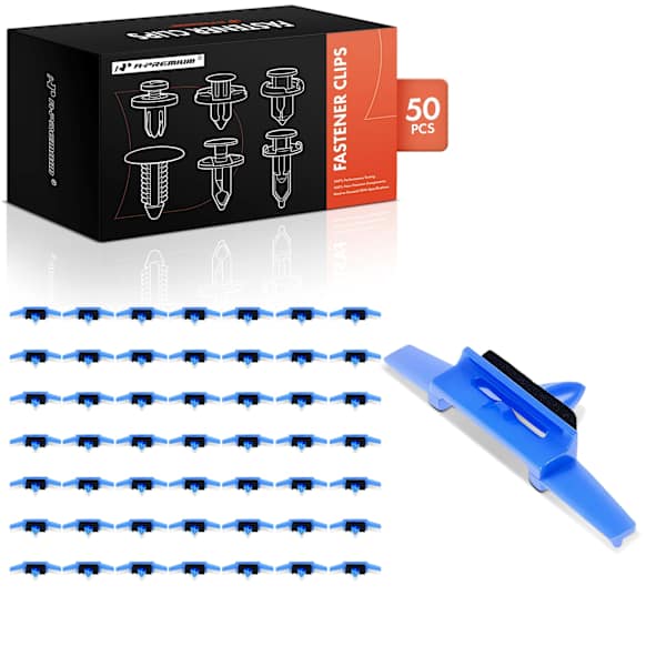 APRCF4190 50 Pcs Nylon Blue Drip Moulding Clip Fasteners with Sealer