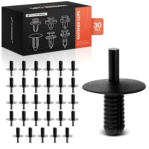 2008 BMW 135i - Clips & Fasteners, These Clips Are Only for 6.3mm Hose, Black, Nylon, Set of 30