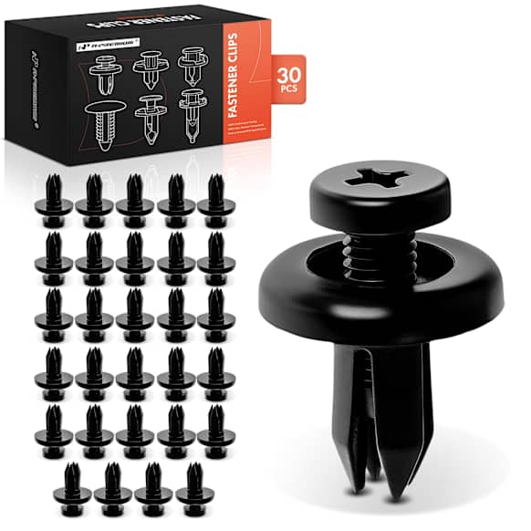 APRCF4271 30 Pcs 7mm Nylon Front Fender Retainer Clip Screw-Type