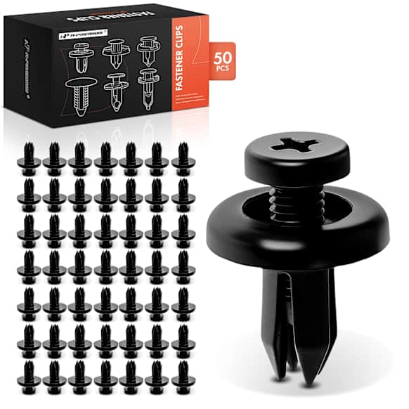 APRCF4272 50 Pcs 7mm Nylon Front Fender Retainer Clip Screw-Type