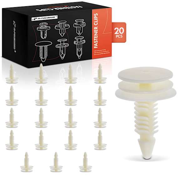 2003 Chevrolet Venture - Clips & Fasteners, White, Nylon, Set of 20