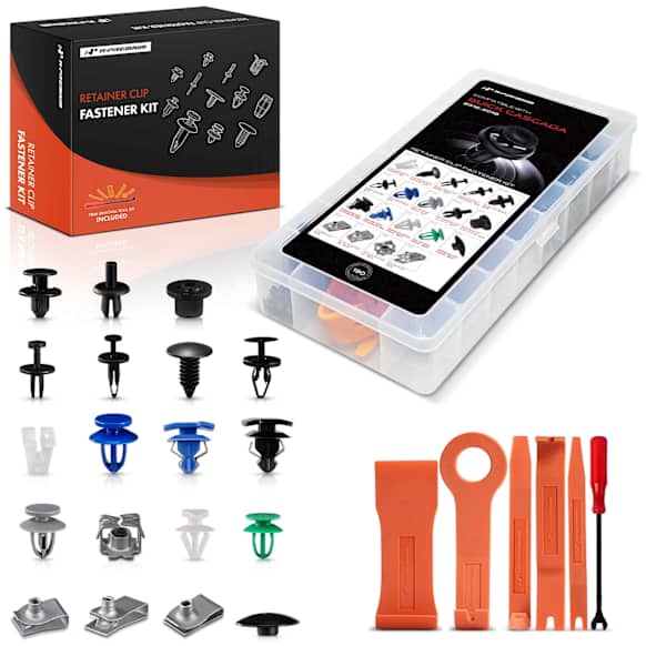 APRCF4932 190 Pcs Fender Bumper Moulding Retainer Fastener Clips Kit