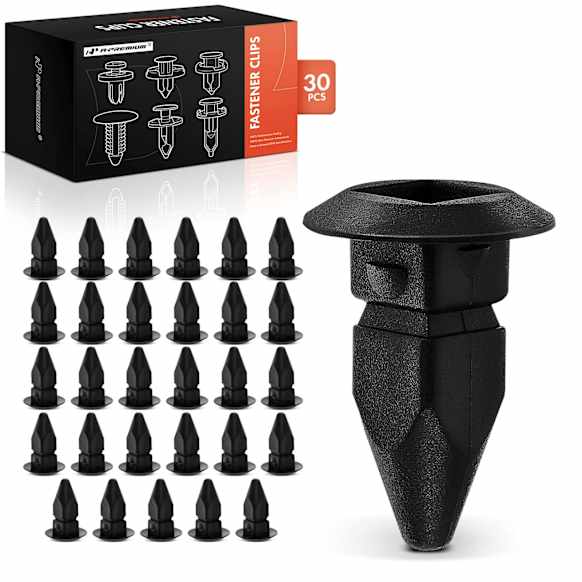 APRCF551 30 Pcs 9mm Nylon Bumper & Fender Apron Screw Grommet Retainer Clips