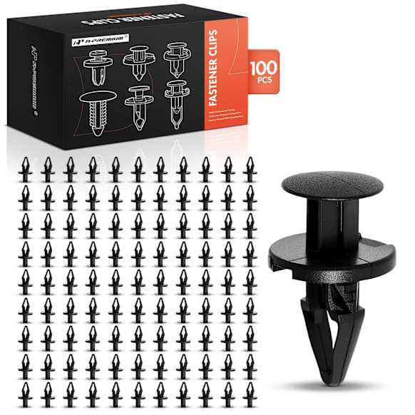 APRCF613 100 Pcs 8.5mm Nylon Bumper Fascia Flares & Air Dam Retainer Clips