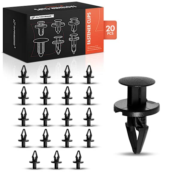 APRCF614 20 Pcs 8.5mm Nylon Bumper Fascia Flares & Air Dam Retainer Clip