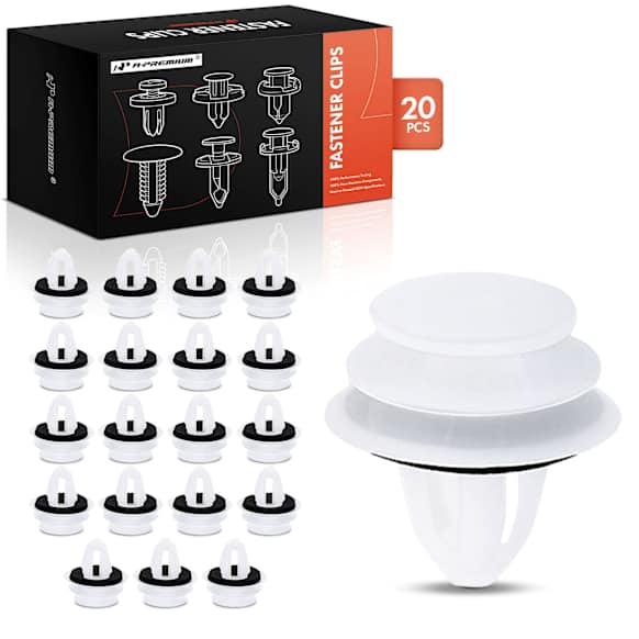 APRCF734 20 Pcs 9.5mm Nylon Door Panel Trim Retainer Clips with Sealer