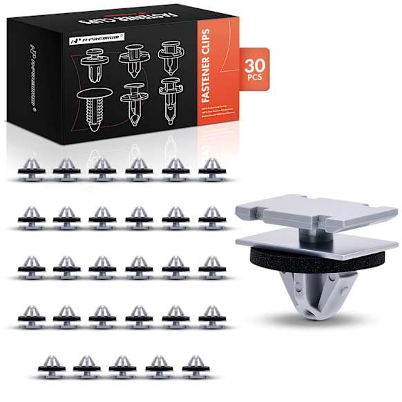 APRCF967 30 Pcs 9mm Nylon Rocker Moulding Clip with Sealer