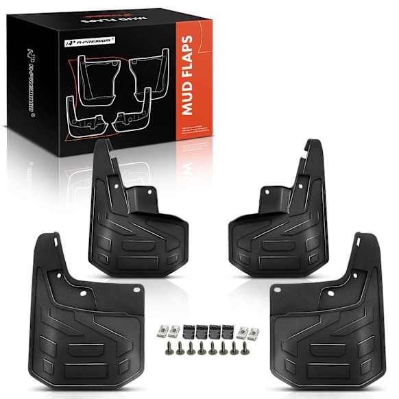 APSG0396 4 Pcs Front & Rear Mud Flaps Splash Guards Fender