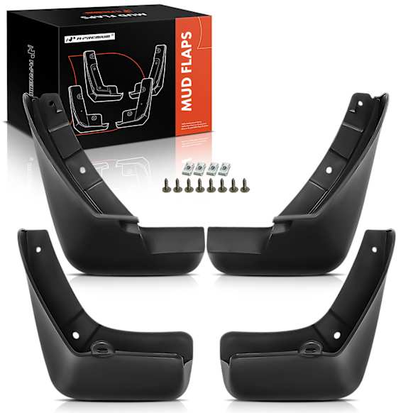 Front Rear Mud Flap Splash Guard Fender Plastic For Polestar - View #2