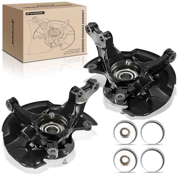 APSKA0075 2x Front Steering Knuckle & Wheel Hub Bearing Assembly