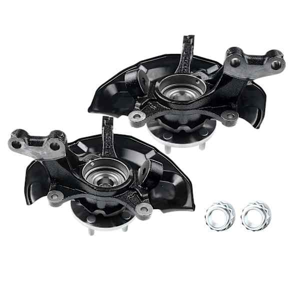 APSKA0100 2x Front Steering Knuckle & Wheel Hub Bearing Assembly