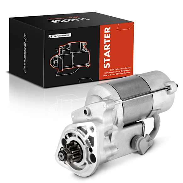 2003 Toyota 4Runner - Starter, Rotation Clockwise, Number of Teeth: 10, Fits the Model Without Nose Cone, 4.0L 6Cyl, New, 2.0 kW, 12V, 10 Teeth