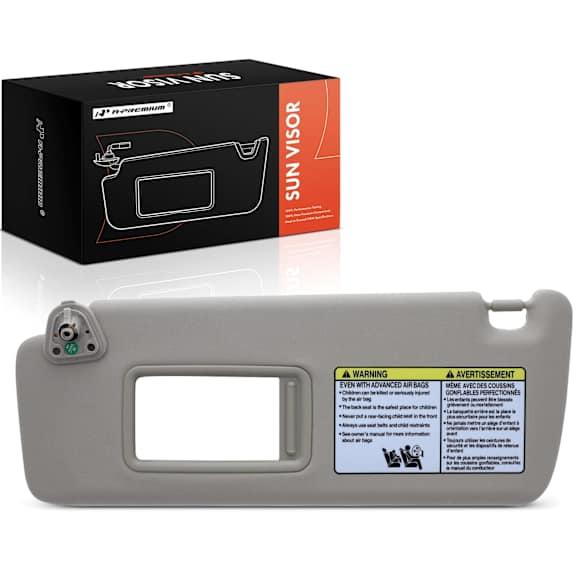 APSVR066 Driver Black Sun Visor with Mirror