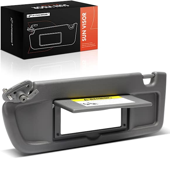 APSVR111 Driver Atlas Gray Sun Visor with Mirror