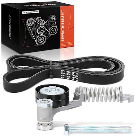 APTBK190 2 Pcs Serpentine Belt Drive Component Kit