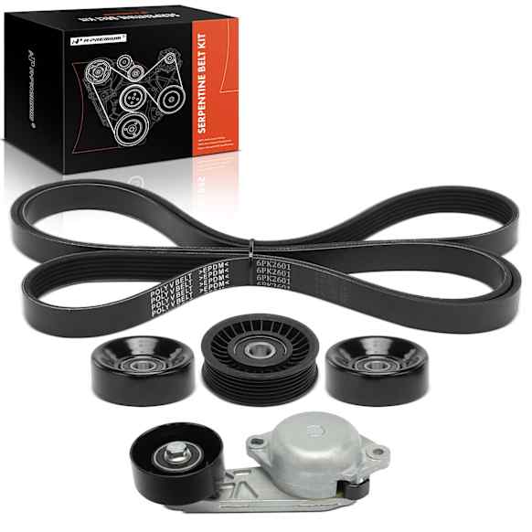 APTBK424 5 Pcs Serpentine Belt Drive Component Kit