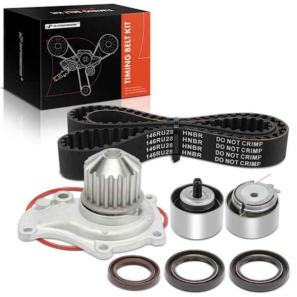 APTBK557 7 Pcs Timing Belt Kit & Water Pump