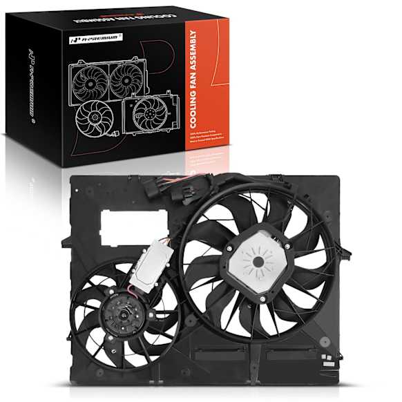 APTF0527 Dual Radiator Cooling Fan Assembly with Controller