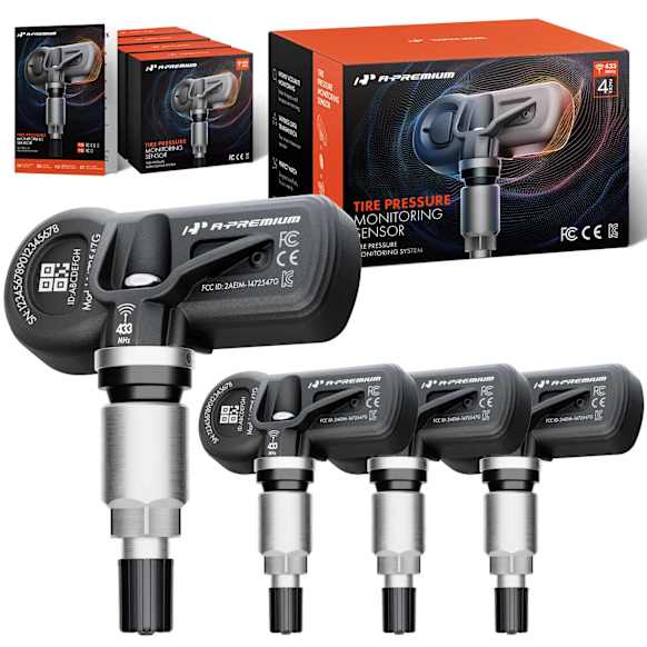 APTPMS244 4 Pcs 433 MHz TPMS Tire Pressure Monitoring Sensor