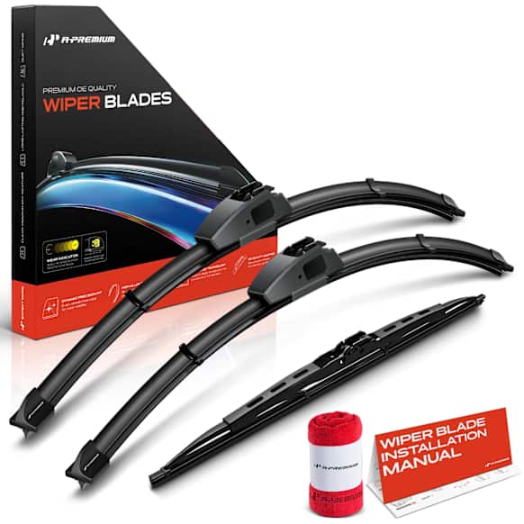 APWB449 3-Pc 21 in. + 20 in. + 15 in. Windshield Wiper Blades Hook Arm