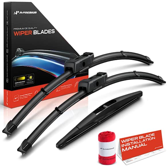 APWB568 3-Pc 24 in. + 19 in. + 10 in. Front+Windshield Wiper Blades