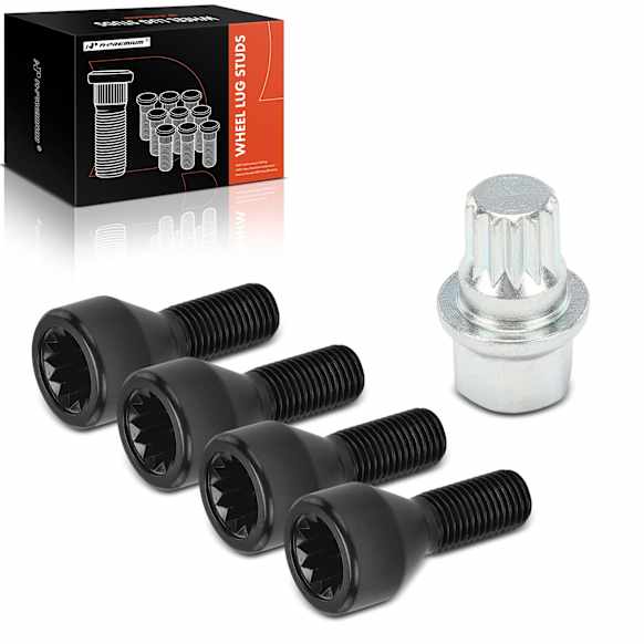 APWHS182 5 Pcs M12-1.5 Wheel Lug Nut