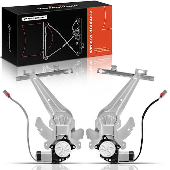 APWR0995 2x Rear Power Window Regulator with Motor