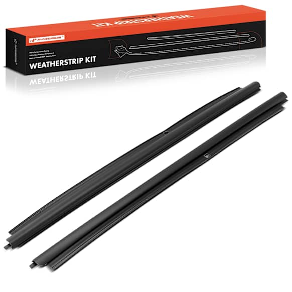 APWSL017 2 Pcs Front Outer Window Sweep Weatherstrip Seal