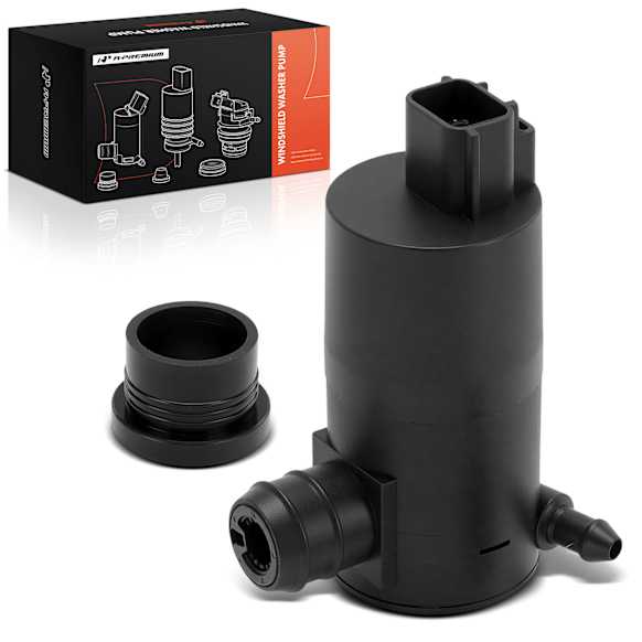 APWWP048 Front Windshield Washer Pump with Rubber Grommet