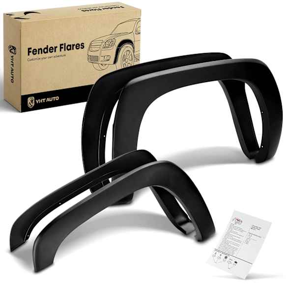 YHTFF00001 4x Front & Rear Factory Style Fender Flare